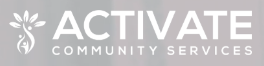 Activate Community Services logo